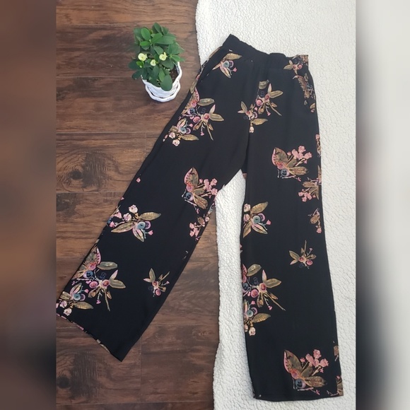 ELLA Pearl Pants - 🔥Ella Pearl Floral print wide-leg pants🔥